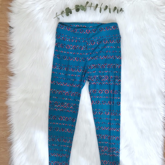 Aztec Print LuLaRoe Leggings - Picture 3 of 8